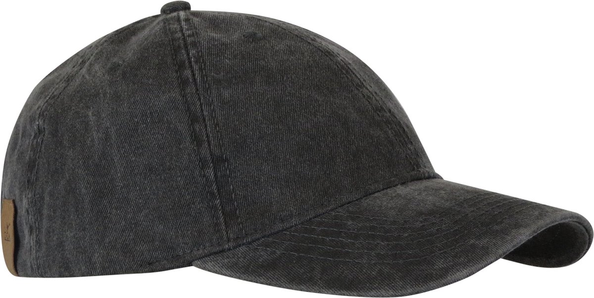 MGO Broome Baseball Cap - Pet Heren - Denim Zwart