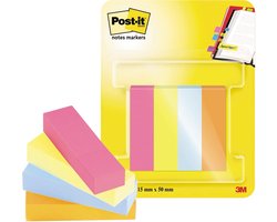 Post-it notes markers Poptimistic | ft 15 x 50 mm | blister met 4 blokjes van 50 tabs