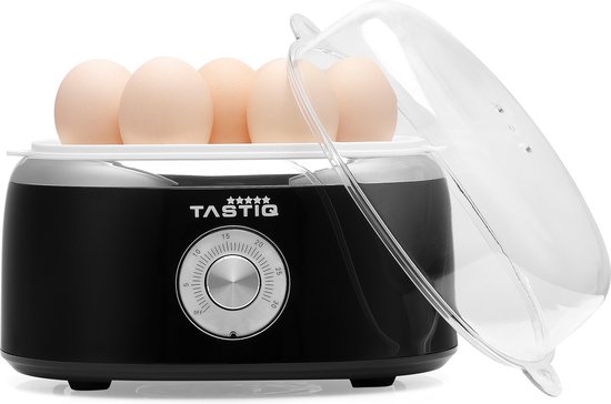 TastiQ Eggcellence Elektrische Eierkoker met Timer - Geschikt voor 7 Eieren  | bol.com