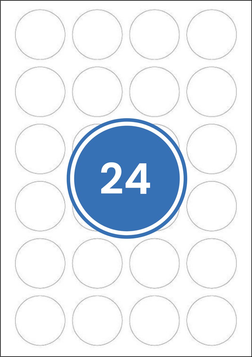 Lot de 24 étiquettes autocollantes rondes pour épices - Idéal pour les étagères à épices, canettes et verres - Élégant autocollant moderne et intemporel 4 cm Papier d'emballage