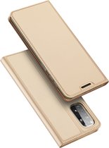 Dux Ducis - Telefoonhoesje geschikt voor Xiaomi Redmi Note 11S - Skin Pro Book Case - Goud