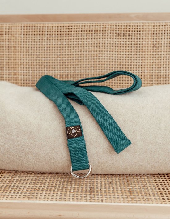 Yoga riem / strap extra lang donkergroen - Lotus van Lotus — afbeelding 4