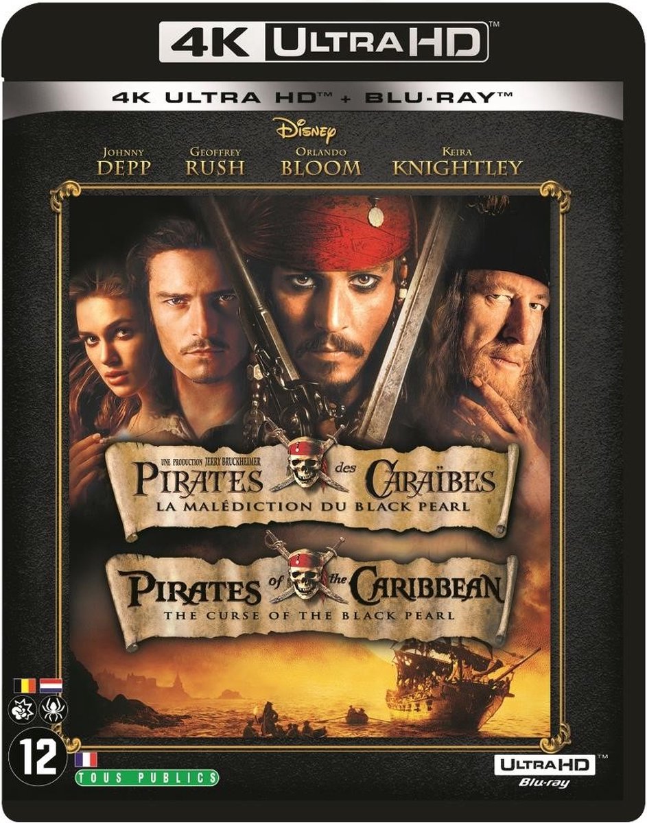 Pirates of The Caribbean - The Curse of The Black Pearl (4K Ultra HD Blu-ray)-