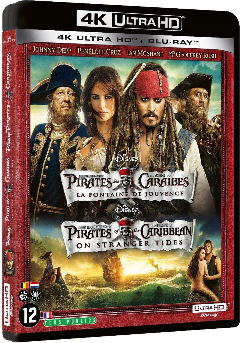 coffret pirates des caraibes Blu-Ray