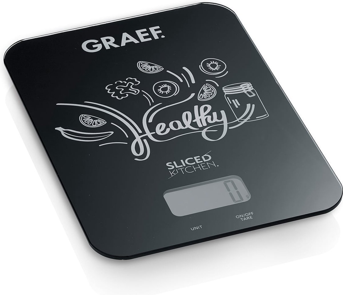 Graef KS 202 - Keukenweegschaal max 5kg en tot op de gram nauwkeurig
