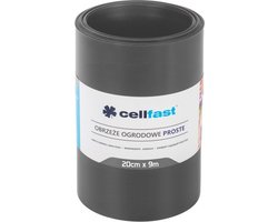 Cellfast - Gazonrand - Tuinranden 20 cm x 9 m | Tuin palissade - Grafietkleur