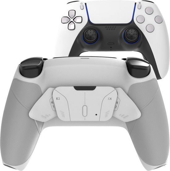 CS eSports MASTER Controller geschikt voor PlayStation 5 (PS5) + PC - Accessoires geschikt voor SCUF Gaming - eSports MOD met 4 Instelbare Achtertoetsen + Paddles & Muisklik Triggers & Verwisselbare Thumbsticks - Wit