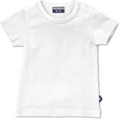 Silky Label t-shirt ice white - korte mouw - maat 74/80 - wit