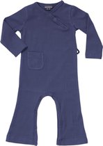 Silky Label jumpsuit plum purple - Wijde Pijp - maat 50/56 - paars