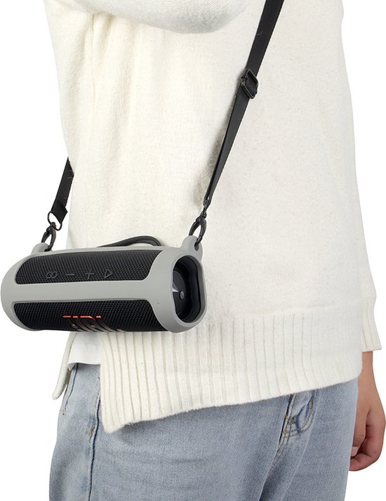 JBL Case - Speakerhoes Voor De Charge 4/5 - Beschermhoes Voor De JBL Charge 4 5 Grijs