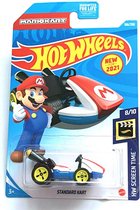 Hot Wheels Standard Kart Mario - Die Cast - 7 cm