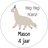Gepersonaliseerde Dino Stickers 4 Jaar Met Naam Van De Jarige