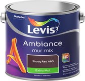 Levis Ambiance Muurverf - Extra Mat - Clear Red A80 - 2.5L