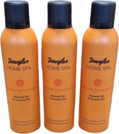 3 Stuks Douglas Home spa Harmony of Ayurveda - Almond Oil & Sesame Oil - Nourishing Shower foam 200 ml