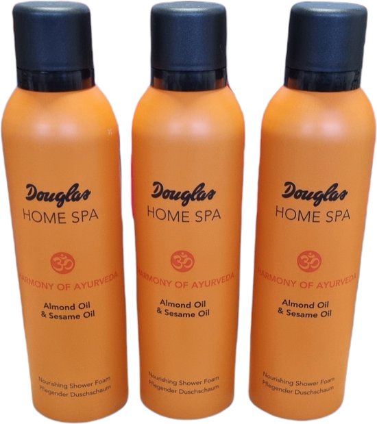 3 Stuks Douglas Home spa Harmony of Ayurveda Almond Oil & Sesame Oil