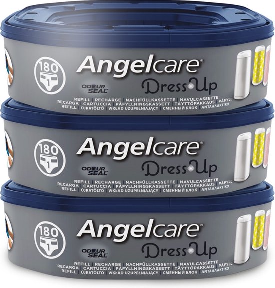 Product: Angelcare Dress Up Navulcassettes 3-pack AC-AR5003, van het merk Angelcare