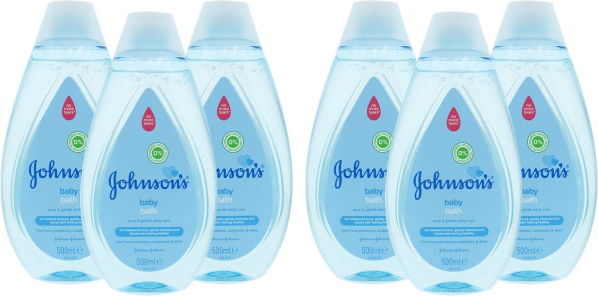 Johnson’s Baby Bad XL - Voordeelverpakking 6 x 500 ml Johnson’s Baby Bad XL - Voordeelverpakking 6 x 500 ml