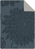 Proefstaal Origin Wallcoverings behang bloemen donkerblauw - 347806 - 26,5 x 21 cm