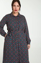 Promiss Dames Tuniekjurk met knoopjes - Jurk - Maat 44