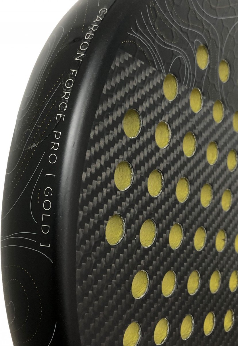 Raquette De Paddle Tennis Wilson Carbon Force Pro V5 - Occasion, Bon état Général