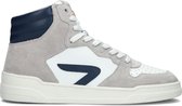 HUB Court-z High Sneakers - Leren Sneaker - Dames - Wit - Maat 41