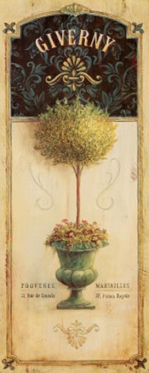 PGM poster PGM Angela Staeling - Giverny Topiary 40 x 100 cm diverse kleuren