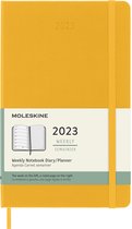 Moleskine 12 Maanden Agenda - 2023 - Wekelijks - Large - Harde Kaft - Oranje Geel
