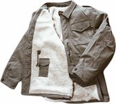 Veste de travail - veste d'hiver hommes - veste hommes - imperméable - vintage - rétro - veste de moto - vêtements de travail - résistant - vert olive, XL