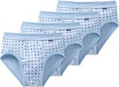 Schiesser Heren sportslip 4 pack Cotton Essentials fijnrib