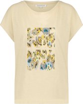 Tramontana | T-Shirt Ikat Studs Artwork | Butter | Maat S