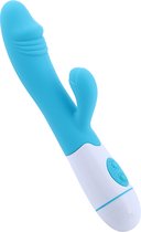 DMV Vibrator - Tarzan Vibrator - Vibrators voor Vrouwen & Mannen – Rabbit Vibrator voor Beginners - Siliconen – Lichtblauw