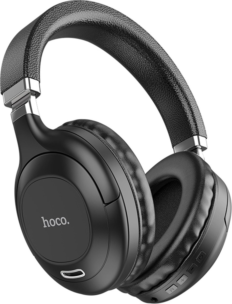 HOCO W32 Draadloze of bedrade hoofdtelefoon BT- en AUX-modus - Zwart