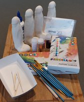 DIY strakke Piemels/lullen schilderpakket | 4 personen en optie voor 1 of meer piemels extra | inclusief verf & versiersels | Workshop Vrijgezellenfeest | Vriendinnenuitje