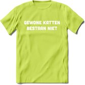 Gevonden Katten - Katten T-Shirt Kleding Cadeau | Dames - Heren - Unisex | Kat / Dieren shirt | Grappig Verjaardag kado | Tshirt Met Print | - Groen - S