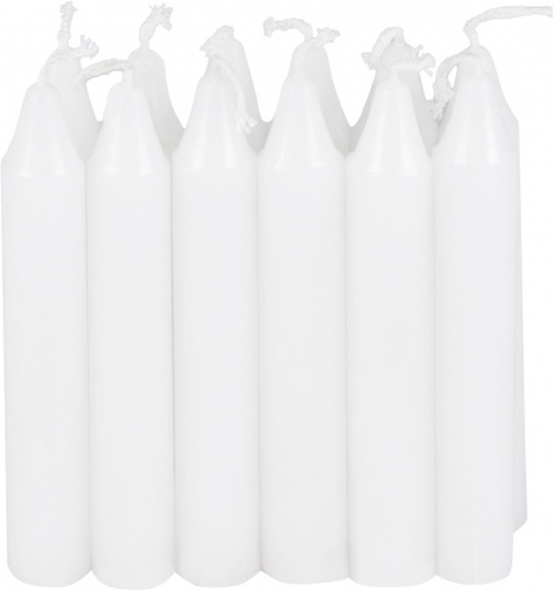 lampionkaarsen 9 cm wax wit 12 stuks
