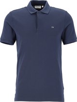 Calvin Klein Stretch Pique Slim Polo - Calvin Navy - donkerblauw -  Maat: L