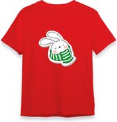 Christmas Buddy Kerst T-shirt | Groen | Jongens / Meisjes | Grappige Foute kersttrui Shirt Cadeau | Kindershirt | Leuke Elf, Rendier, Kerstboom en Kerstballen Ontwerpen. Maat 128