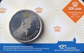 200 jaar Nederlandse Kroon penning 2016 in coincard