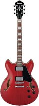 Guitare Electrique Ibanez AS73TCD Rouge Cherry Transparente