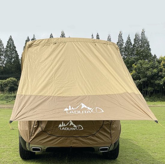 Autoluifel, 300 x 200 cm, waterdicht, zonnezeil, camping, achtertent