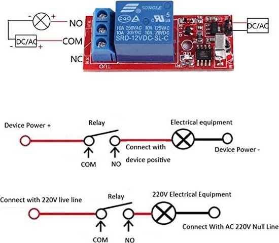 8-kanaals Infrarood Relais Module – Multifunctioneel Met 4 Modi, Afstandsbediening Tot 15 Meter, 5V Of 12V, Voor Slimme Besturing