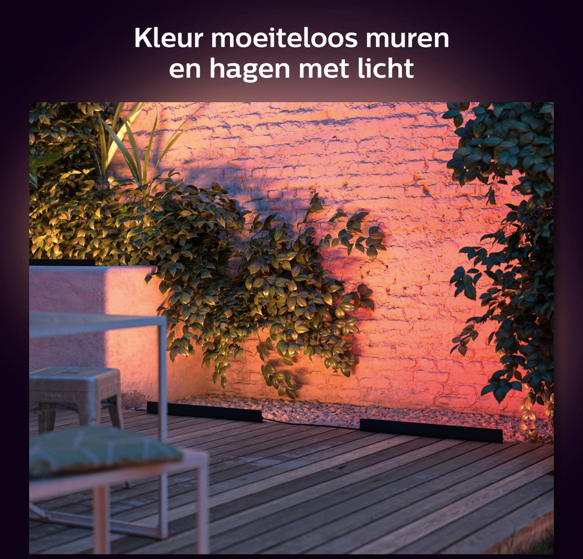 Philips Hue Amarant verstraler - wit en gekleurd licht - zwart - LowVolt — afbeelding 4