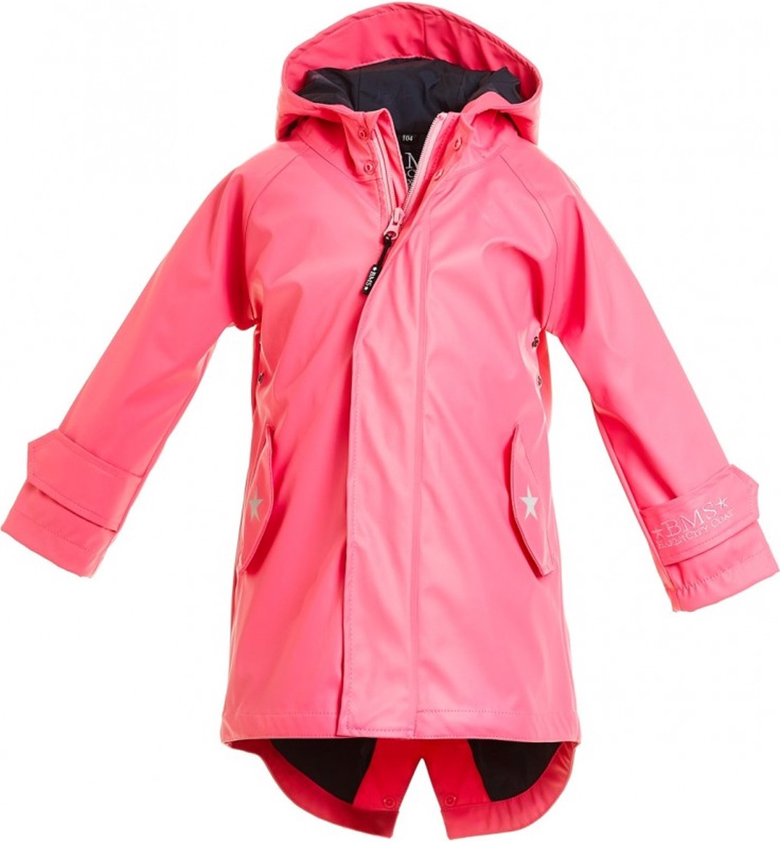 Roze kinder regenjas / parka HafenCity® van BMS 146