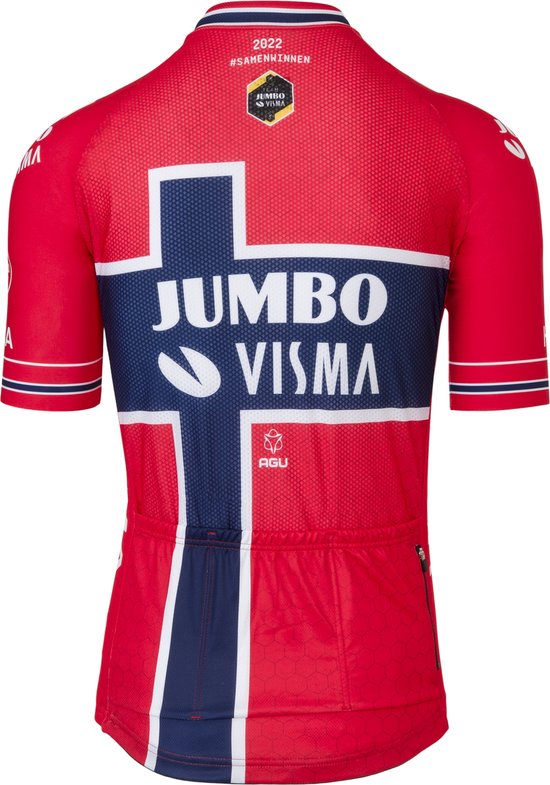 AGU Replica Norway Champion Cycling Jersey Team Jumbo-Visma