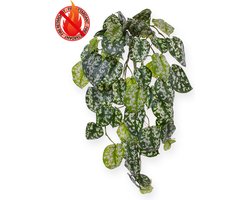 Scindapsus Pictus deluxe kunst hangplant 70cm - FR - brandvertragend