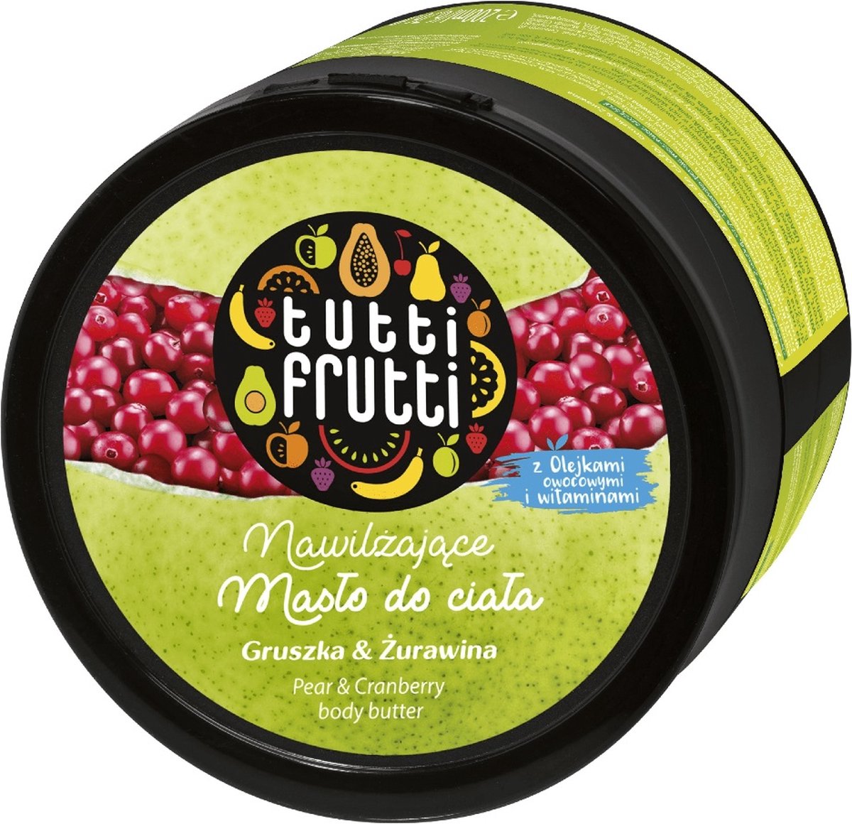 Tutti Frutti Peer & Cranberry vochtinbrengende lichaamsboter 200ml