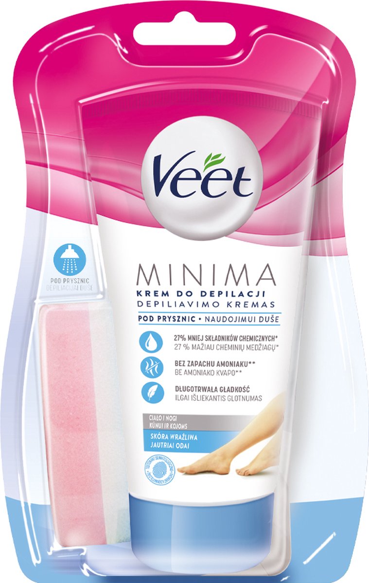 Veet - Silk&Fresh Under Shower Hair Removal Cream For Sensitive Scores 135Ml