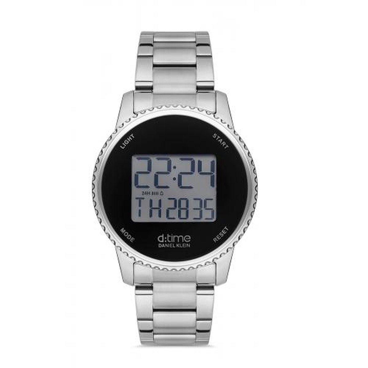 Daniel Klein DK.1.12639-1 - Horloge - Digitaal - Mannen - Heren - stalen band - touchscreen - Zilverkleurig