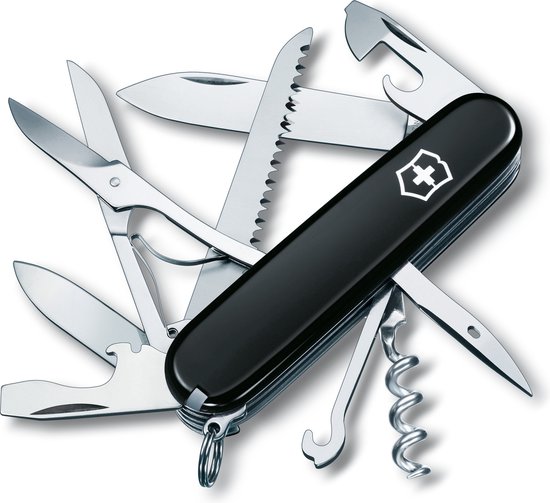 Victorinox Huntsman Zakmes - 15 Functies - Zwart