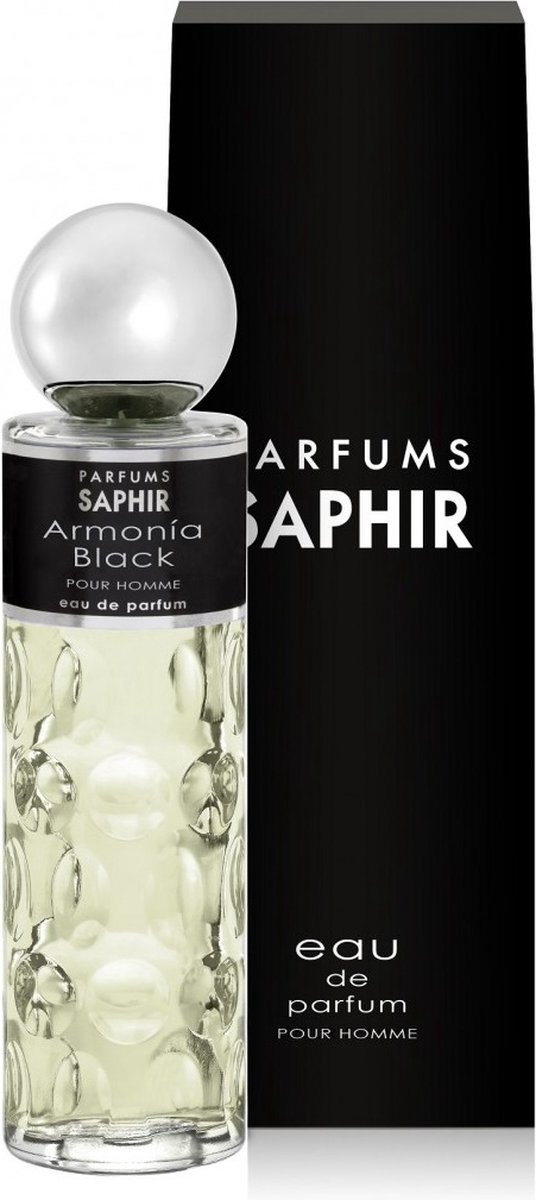 Saphir - Armonia Black Pour Homme - Eau De Parfum - 200ML | bol.com